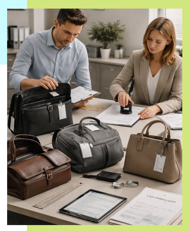 Сертификация сумок в Каменске-Шахтинском от 7726 руб. | Алешин-Ксш