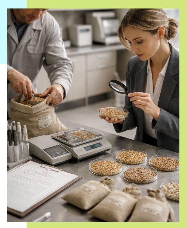 Сертификация зерна в Каменске-Шахтинском по цене от 15452 р. | Алешин-Ксш