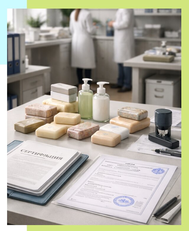 Сертификация мыла и сертификат на мыло в Каменске-Шахтинском от 12361 | Алешин-Ксш