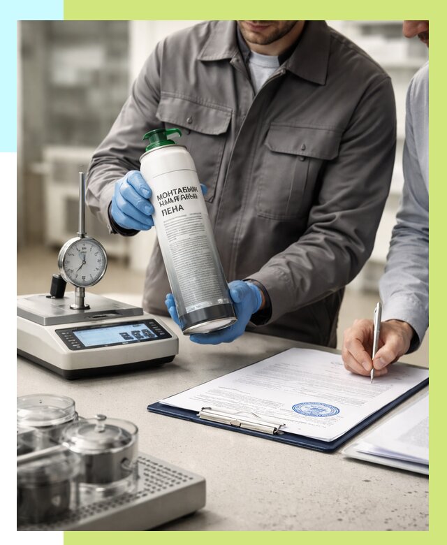 Сертификация монтажной пены в Каменске-Шахтинском от 15452 р. | Алешин-Ксш