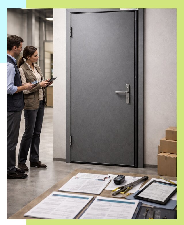 Сертификация противопожарных дверей в Каменске-Шахтинском от 9271 р. | Алешин-Ксш