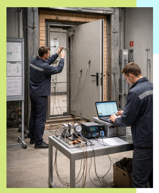 Сертификация противопожарных дверей в Каменске-Шахтинском по ГОСТ и ТР