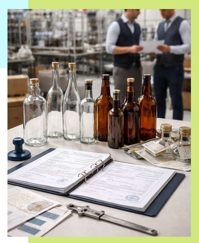 Сертификация стеклянных бутылок в Каменске-Шахтинском от 25753 р. | Алешин-Ксш