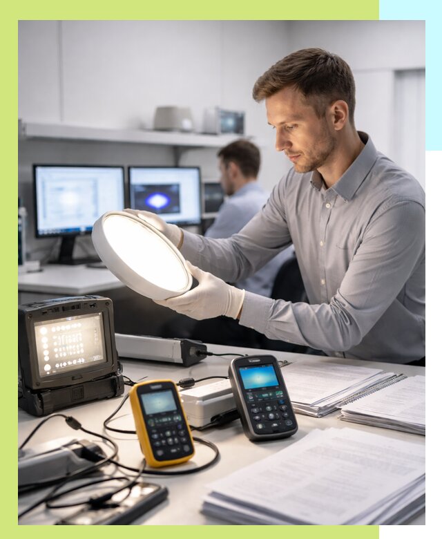 Сертификация светильников в Каменске-Шахтинском: испытания и оформление