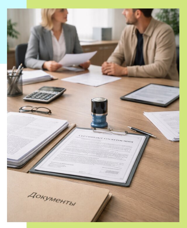 Сертификат соответствия на продукцию в Каменске-Шахтинском от 15452 р.|Алешин-Ксш