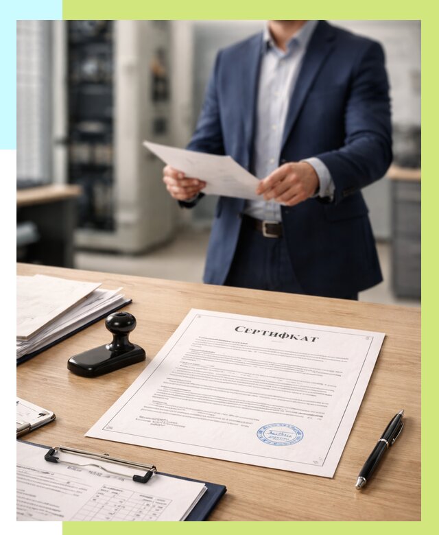 Сертификат на оборудование в Каменске-Шахтинском от 15452 р. | Алешин-Ксш