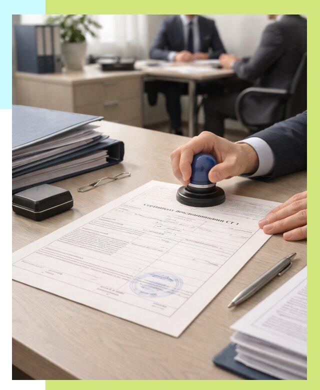 Сертификат происхождения СТ 1 в Каменске-Шахтинском от 4635 р. | Алешин-Ксш