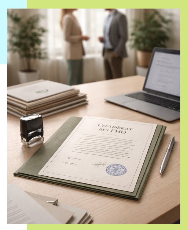 Сертификат без ГМО в Каменске-Шахтинском от 7726 р. оформить срочно Алешин-Ксш