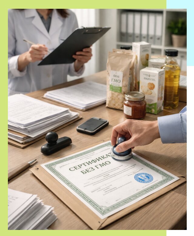 Получение сертификата Без ГМО для продукции в Каменске-Шахтинском