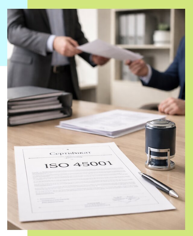 Сертификат ISO 45001 в Каменске-Шахтинском под ключ от 46355 р. | Алешин-Ксш