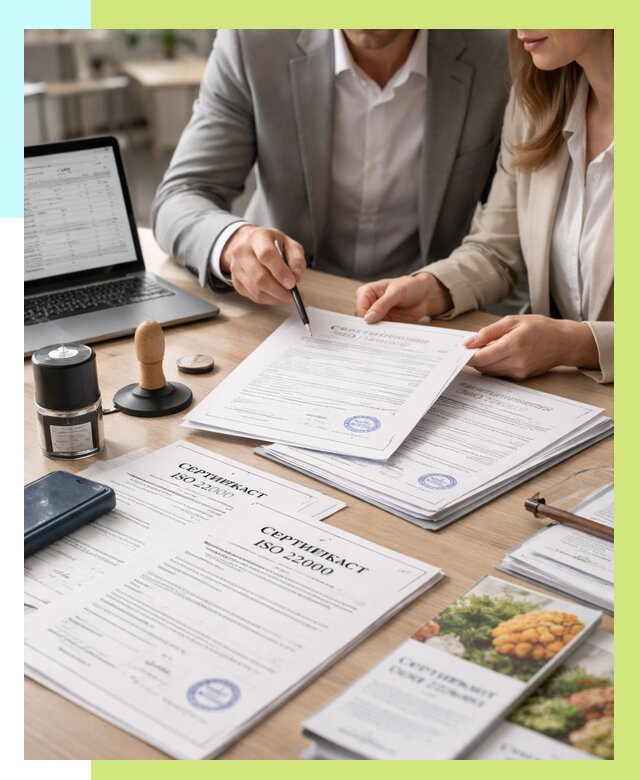 Сертификат ISO 22000 в Каменске-Шахтинском от 41204 р. под ключ | Алешин-Ксш