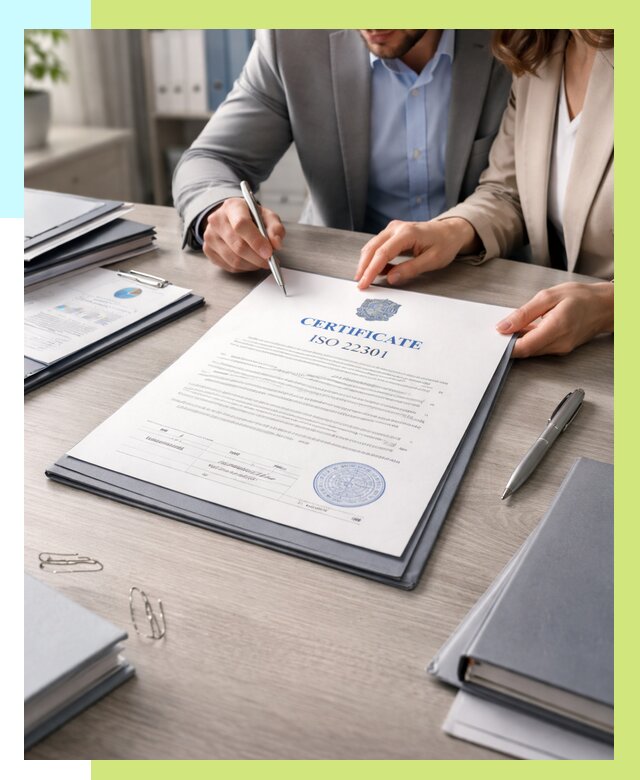 Сертификат ISO 22301 в Каменске-Шахтинском от 46355 р. | Алешин-Ксш срочно