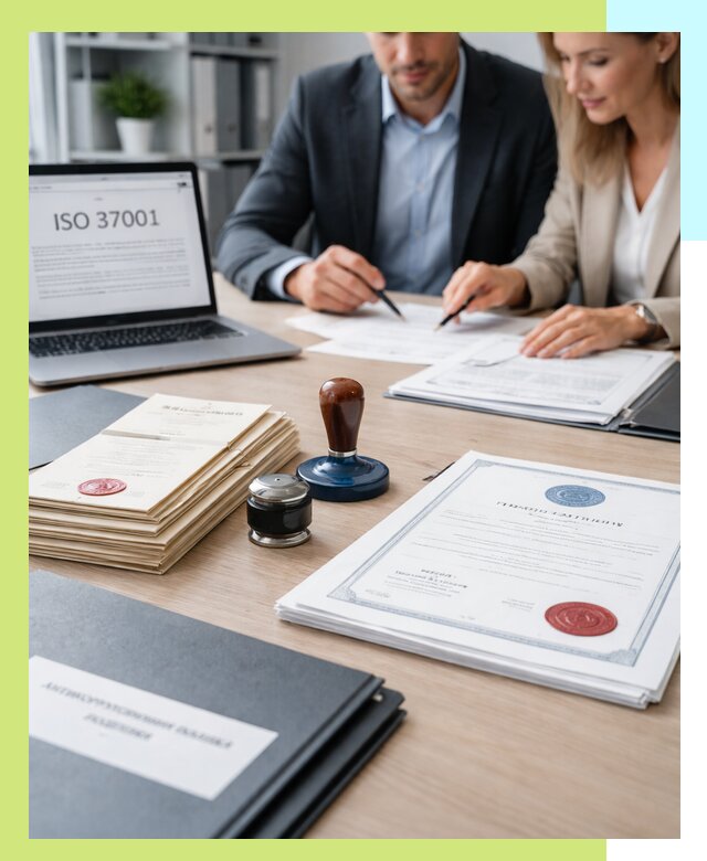 Получение сертификата ISO 37001 по системе борьбы с коррупцией в Каменске-Шахтинском